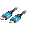 Lanberg HDMI M/M V2.0 CU fekete prémium kábel, 1.8m (CA-HDMI-20CU-0018-BL)