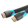 Lapos HDMI-kábel, 0,75 m Vention VAA-B02-L075 fekete