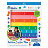 Learning Resources LER 0615 Rainbow Fraction Lapok Tálcával