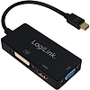 LogiLink 4K Mini DisplayPort to DVI/HDMI/VGA Converter (CV0110)