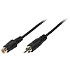 Logilink Audio cable, 1x Cinch male to 1x Cinch female, 10,0m (CA1033)