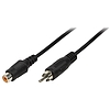 Logilink Audio cable, 1x Cinch male to 1x Cinch female, 5,0m (CA1032)