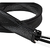 Logilink Cable FlexWrap with Zipper, 1,0m,30mm, black (KAB0046)