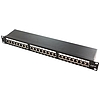 Logilink Cat.6 Patch Panel 24-Port 19" STP, black, PrimeLine (NP0048)