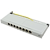 Logilink Cat.6 Patch Panel 8-Port mini desktop, STP, grey (NP0077)