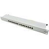 Logilink Cat.6A Patch Panel 16-Port STP, grey, fully shielded (NP0075)