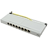 Logilink Cat.6A Patch Panel 8-Port mini desktop, shielded, grey (NP0064)