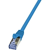 LogiLink CAT6A S/FTP Patch Cable PrimeLine AWG26 PIMF LSZH blue 0,25m (CQ3016S)