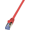 LogiLink CAT6A S/FTP Patch Cable PrimeLine AWG26 PIMF LSZH red 0,50m (CQ3024S)