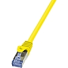 LogiLink CAT6A S/FTP Patch Cable PrimeLine AWG26 PIMF LSZH yellow 0,25m (CQ3017S)