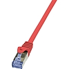 LogiLink CAT6A S/FTP Patch Kábel PrimeLine AWG26 PIMF LSZH piros 1m (CQ3034S)