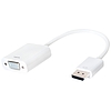 Logilink Displayport 1.2 dugó VGA aljzat átalakító, aktív típus (CV0059B)