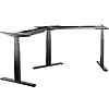 Logilink Electrically adjustable sit-stand desk frame, 120 angled (EO0017)