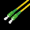 Logilink Fiber szimplex patch kábel, OS2, SM G.657.A2, SC/APC-SC/APC, 0,5 m (FPSSC00)