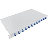 Logilink Fibre Optic Patch Panel LC-DX 12 Port, OS2, 1U, GREY (F12LC2G)