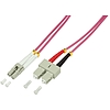 Logilink Fibre Patch Cord OM4 LC-SC 1,0m Duplex (FP4LS01)