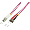 Logilink Fibre Patch Cord OM4 LC-ST 1,0m Duplex (FP4LT01)