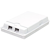 Logilink FTTH Surface mount box, 2 ports, white (FB1001)