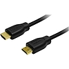 Logilink HDMI Cable 1.4, AM to AM, 4K/30Hz, 0.2m, black (CH0076)