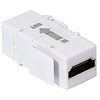 Logilink HDMI Keystone Coupler with Repeater, white (NK0014R)