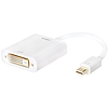 Logilink mini Displayport dugó- DVI aljzat átalakító (aktív típus) (CV0037B)