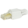 Logilink Modular Plug RJ45 Cat.5e, UTP, toolless, white (MP0026)