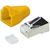 Logilink Modular Plug RJ45 Cat.6 STP, yellow, 100pcs (MP0022Y)