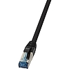 Logilink Patch Cable Cat.6A S/FTP - PUR 0,50m, black (CQ6025S)