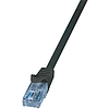 Logilink Patch Cable Cat.6A U/UTP, black, 0,50m (CP3023U)