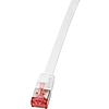 Logilink Patch Cable Flat Cat.6A Shielded 0,25m white (CF2011S)