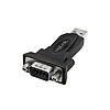 LogiLink USB 2.0 adapter, USB-A/M DB9/M (RS232), Win 11, fekete (AU0002F)