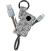 Logilink USB 2.0 Cable, USB AM to USB-C M, w. keychain, 0.22m (CU0164)