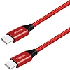 Logilink USB 2.0 Cable, USB-C M to USB-C M, red, 0.3m (CU0155)