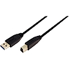 LogiLink USB 3.0 Csatlakozó kábel A->B 2x male 1.00 méter (CU0023)