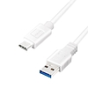 Logilink USB 3.2 Gen 1x1 Cable, USB AM to USB-C M, white, 1m (CU0174)