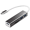 Logilink USB 3.2 Gen 1x1 USB-C 3-Port Hub, with Cardreader (UA0305)