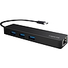 Logilink USB 3.2 Gen 1x1 USB-C 3-Port Hub, with Gigabit Ethernet (UA0313)