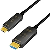 Logilink USB 3.2 Gen 2 Type-C cable, C/M to HDMI/M, 4K/60 Hz, AOC, black, 10 m (CUF0100)