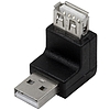 Logilink USB Adapter, USB 2.0 AM to AF, 270 angled (AU0027)