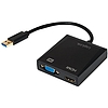 Logilink USB Adapter, USB 3.0 Combo VGA/HDMI (UA0234)