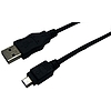 LogiLink USB Kábel, USB 2.0, AM - Mini 5PM, 1,8m (CU0014)