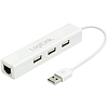 LogiLink USB2.0 Ethernet Adapter 3 portos hubbal (UA0174A)