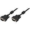 Logilink VGA Cable, 2x male, black, 10M (CV0016)