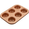 LT3091 Sütőforma Muffin 6x-COPPER LAMART