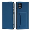 Mágneses kártyatok Xiaomi Redmi Note 11 Pro Pouch Card Wallet kártyatartóhoz, kék