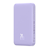 Mágneses Mini Power Bank Baseus 5000mAh 20W lila (P10022107513-00)