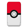 Mágneses powerbank OTL 5000 mAh, USB-C 15W, Pokemon Pokeball állvánnyal piros-fehér (PK1186)