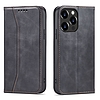 Magnet Fancy Case tok iPhone 14 Pro flip cover pénztárca állványhoz fekete