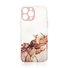 Márvány tok iPhone 12 Pro Max Gel Cover Marble Brown készülékhez