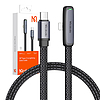 Mcdodo CA-3350 USB-USB-C sarokkábel, 1,2 m fekete